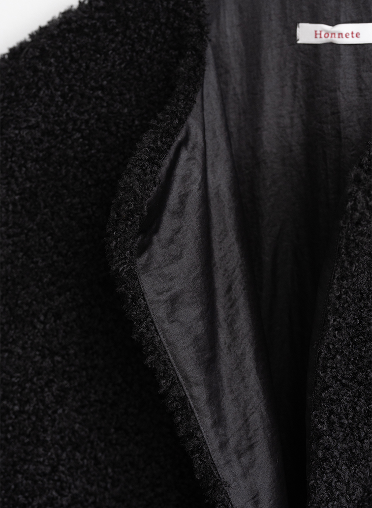 Boa Long Vest 詳細画像 Black 3