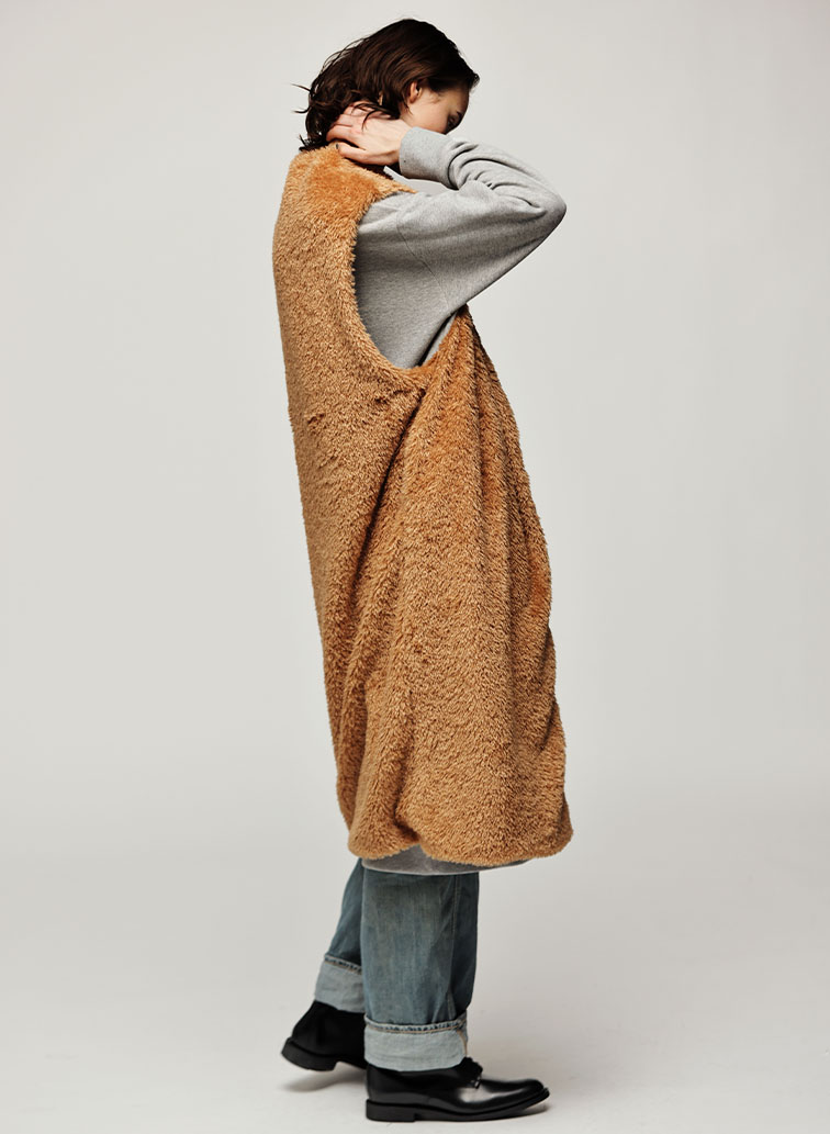 Boa Long Vest 詳細画像 Camel 5