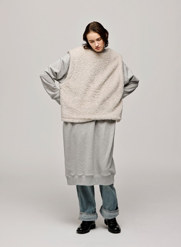Boa Vest 詳細画像 Light Gray 1