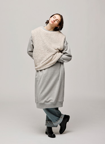 Boa Vest 詳細画像 Light Gray 2