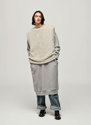 Boa Vest 詳細画像 Light Gray 5