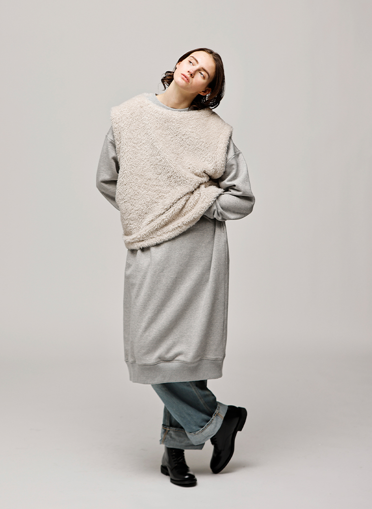 Boa Vest 詳細画像 Light Gray 2