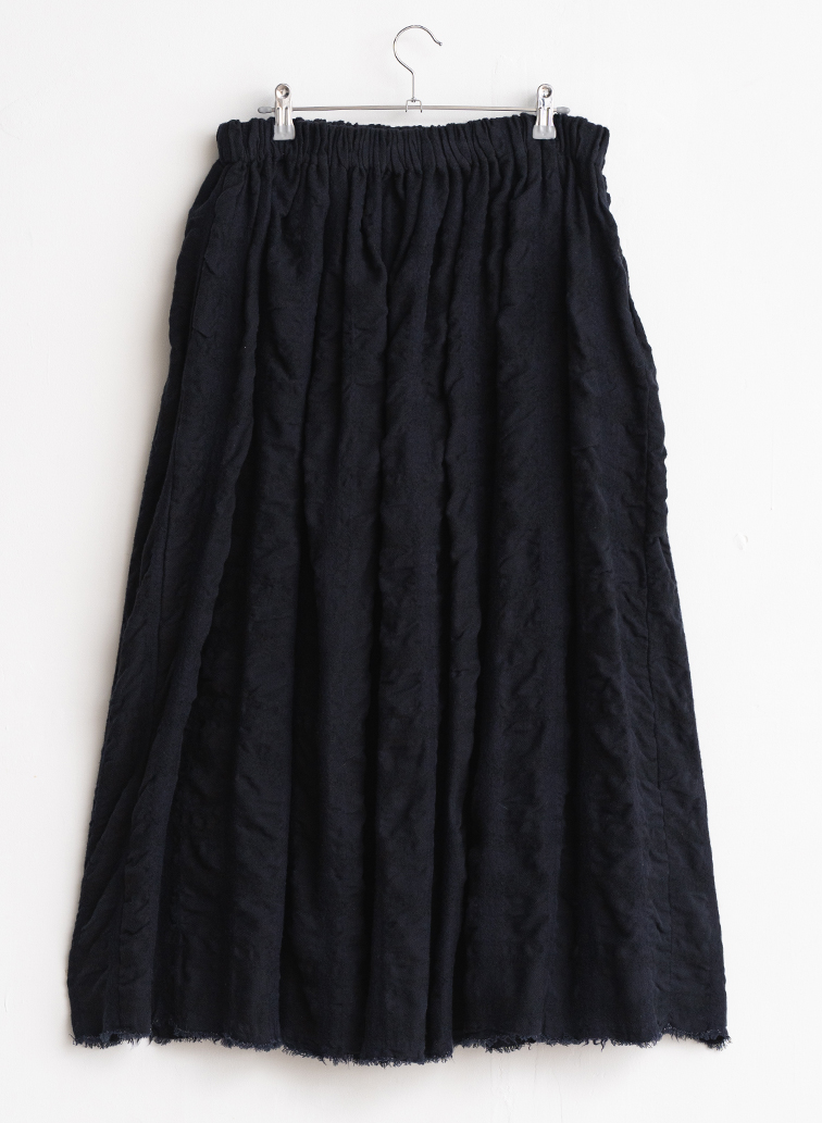 Gather Skirt 詳細画像 Navy 3