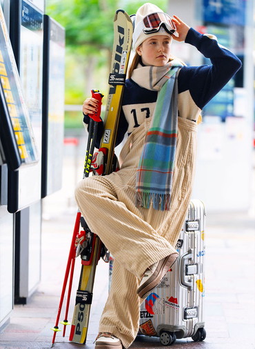 50&times;190 カシミヤストール CPG52521【UNISEX】 詳細画像 Ivory 2