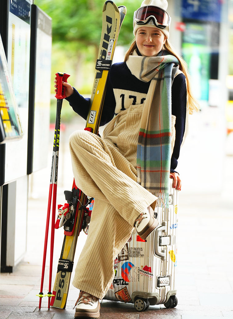 50&times;190 カシミヤストール CPG52521【UNISEX】 詳細画像 Ivory 3