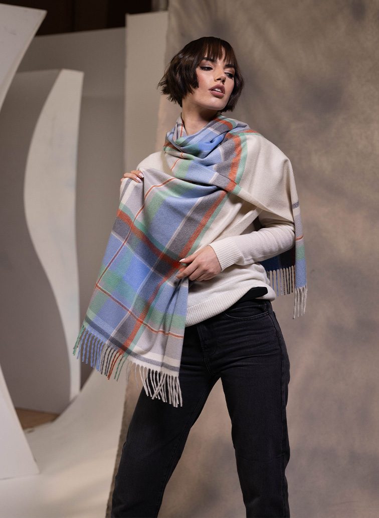 50&times;190 カシミヤストール CPG52521【UNISEX】 詳細画像 Ivory 4