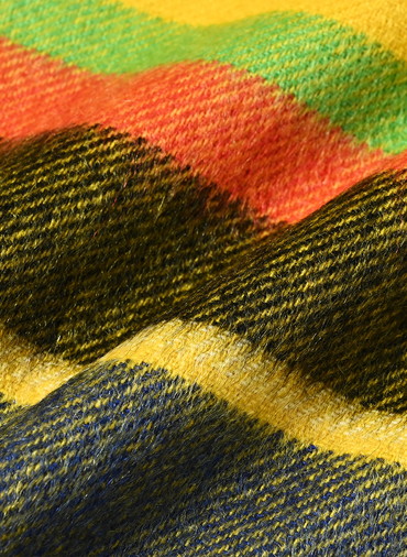 50&times;190 カシミヤストール CPG52522【UNISEX】 詳細画像 Yellow 3