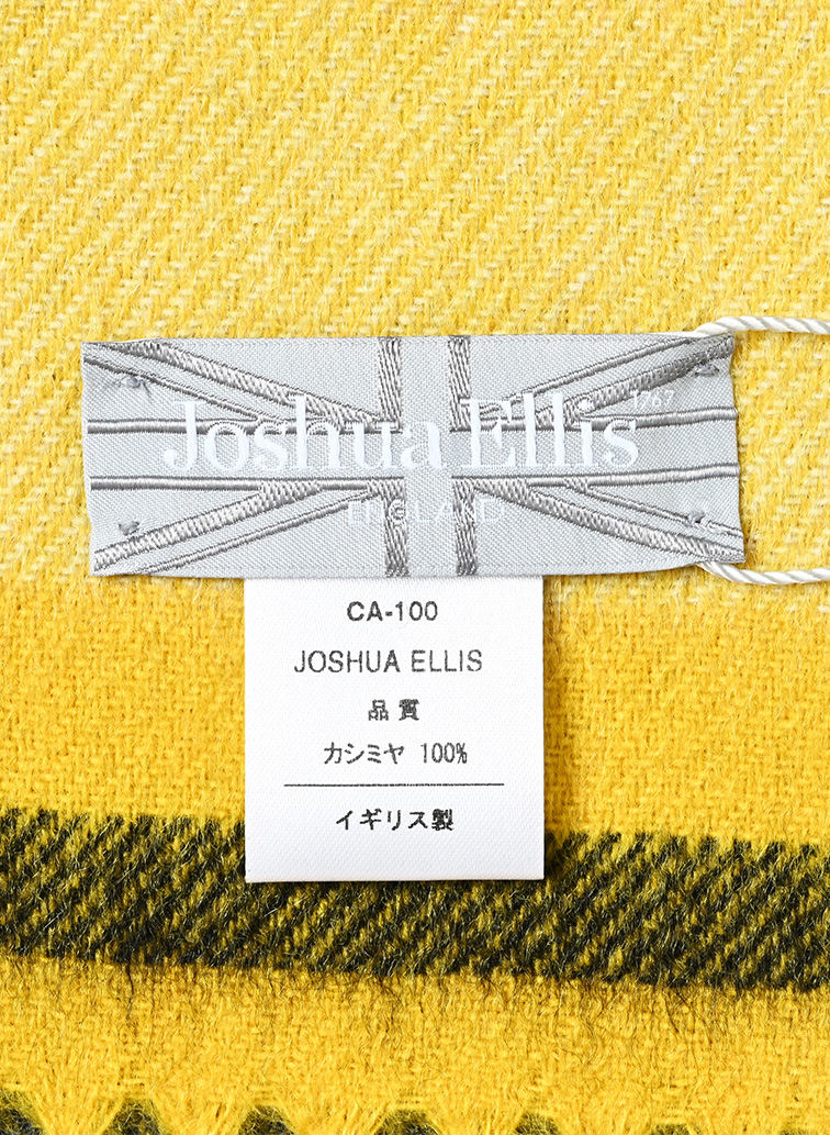 50&times;190 カシミヤストール CPG52522【UNISEX】 詳細画像 Yellow 2