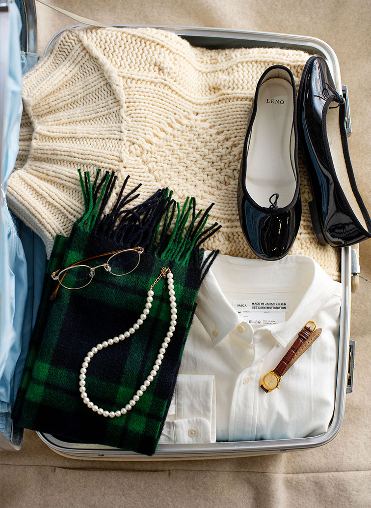 35&times;190 カシミヤスカーフ CPG52542【UNISEX】 詳細画像 Green 1