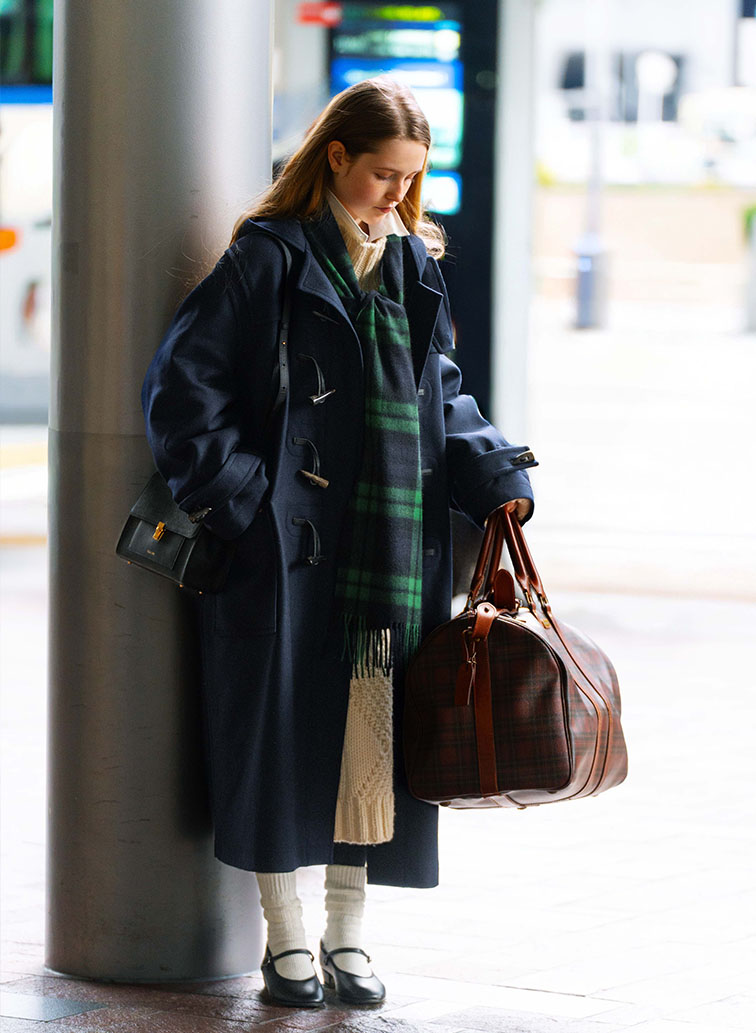 35&times;190 カシミヤスカーフ CPG52542【UNISEX】 詳細画像 Green 2