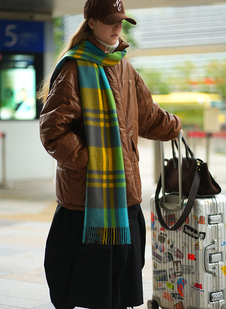 35×190 カシミヤスカーフ CPG52473【UNISEX】｜CLUÉL Have a