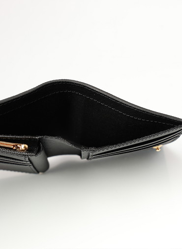 Leather Mini wallet 詳細画像 Black 6