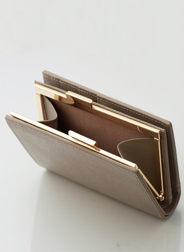 Leather Mini wallet 詳細画像 Grey 5