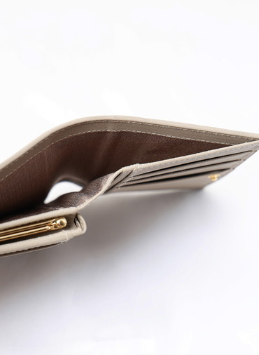 Leather Mini wallet 詳細画像 Grey 6