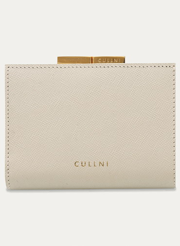 Leather Mini wallet 詳細画像 Ecru 1