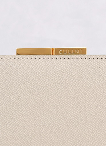 Leather Mini wallet 詳細画像 Ecru 6