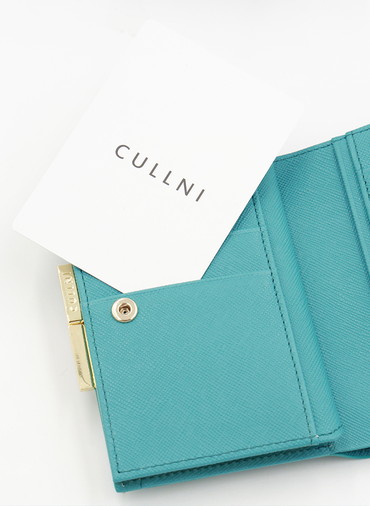 Leather Mini wallet 詳細画像 Blue 4