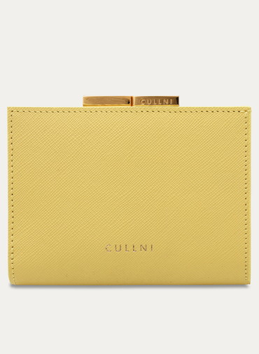 Leather Mini wallet 詳細画像 Yellow 1