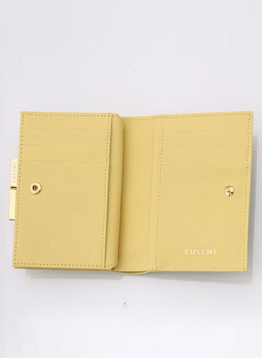 Leather Mini wallet 詳細画像 Yellow 2