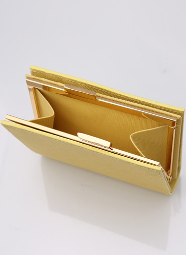 Leather Mini wallet 詳細画像 Yellow 5