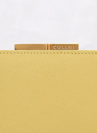 Leather Mini wallet 詳細画像 Yellow 6