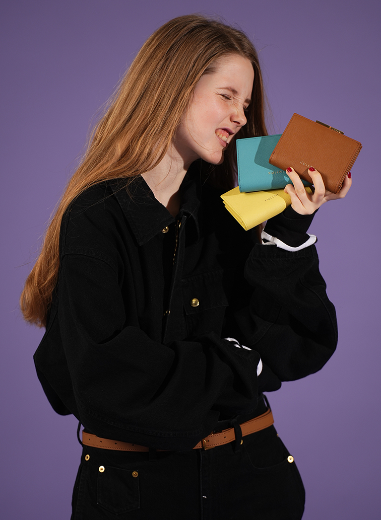 Leather Mini wallet 詳細画像 Ecru 3