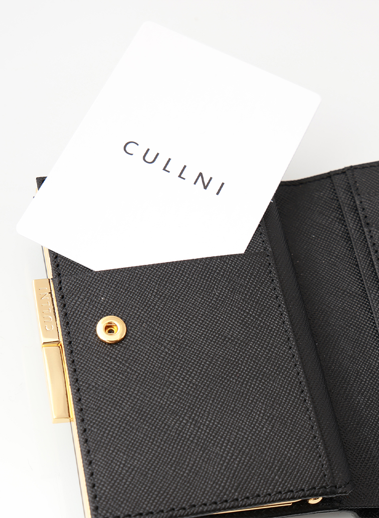 Leather Mini wallet 詳細画像 Black 5