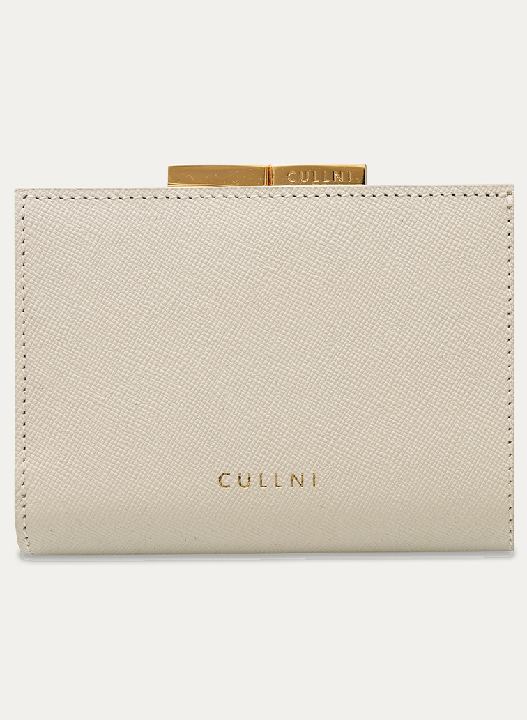 Leather Mini wallet 詳細画像 Ecru 1