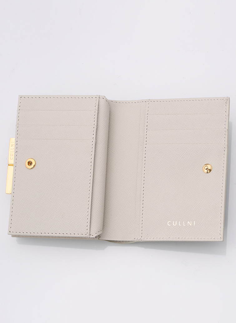 Leather Mini wallet 詳細画像 Ecru 2