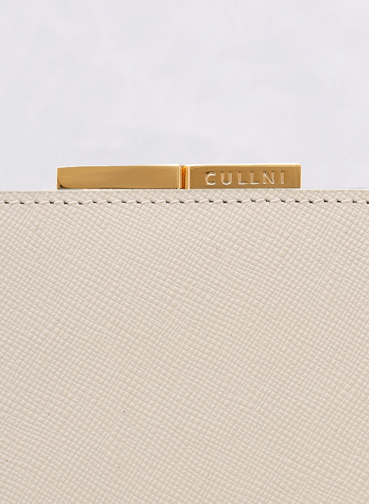 Leather Mini wallet 詳細画像 Ecru 6