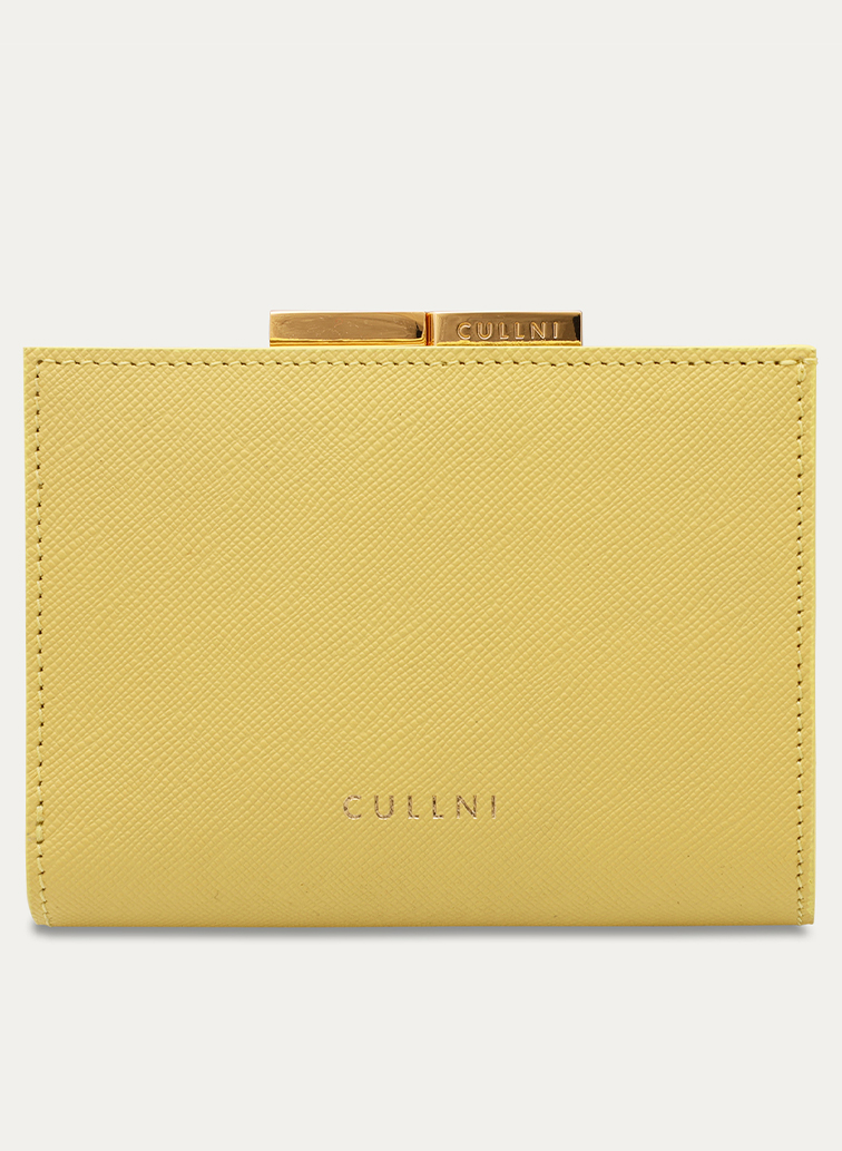 Leather Mini wallet 詳細画像 Yellow 1