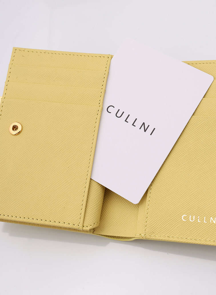 Leather Mini wallet 詳細画像 Yellow 3