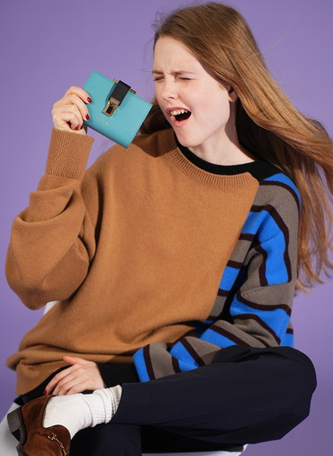 Clasp lock Mini wallet 詳細画像 Ecru 2