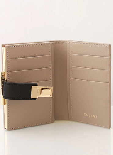 Clasp lock Mini wallet 詳細画像 Grey 4