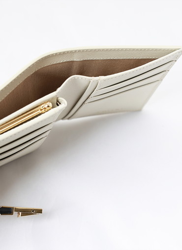 Clasp lock Mini wallet 詳細画像 Ecru 6