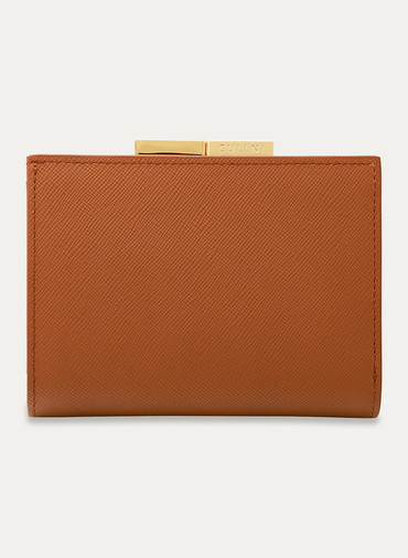 Clasp lock Mini wallet 詳細画像 Brown 2
