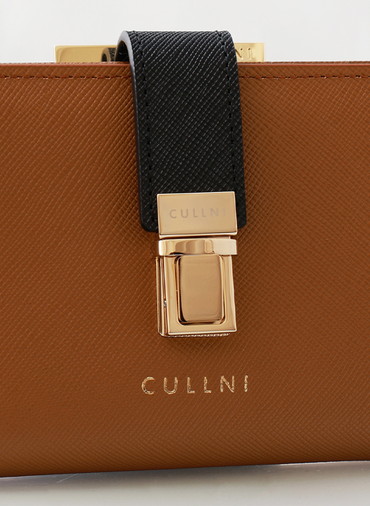 Clasp lock Mini wallet 詳細画像 Brown 3