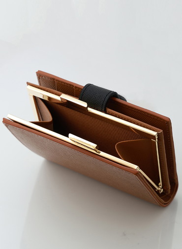 Clasp lock Mini wallet 詳細画像 Brown 5