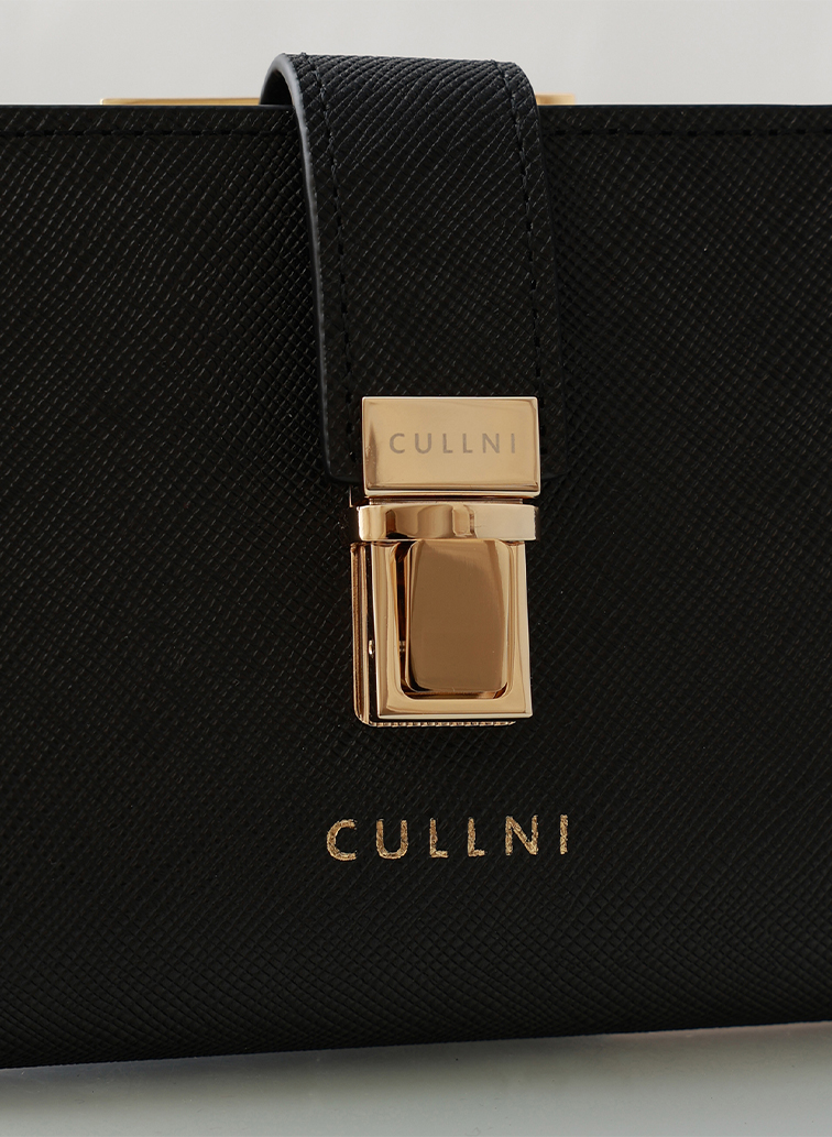 Clasp lock Mini wallet 詳細画像 Black 3