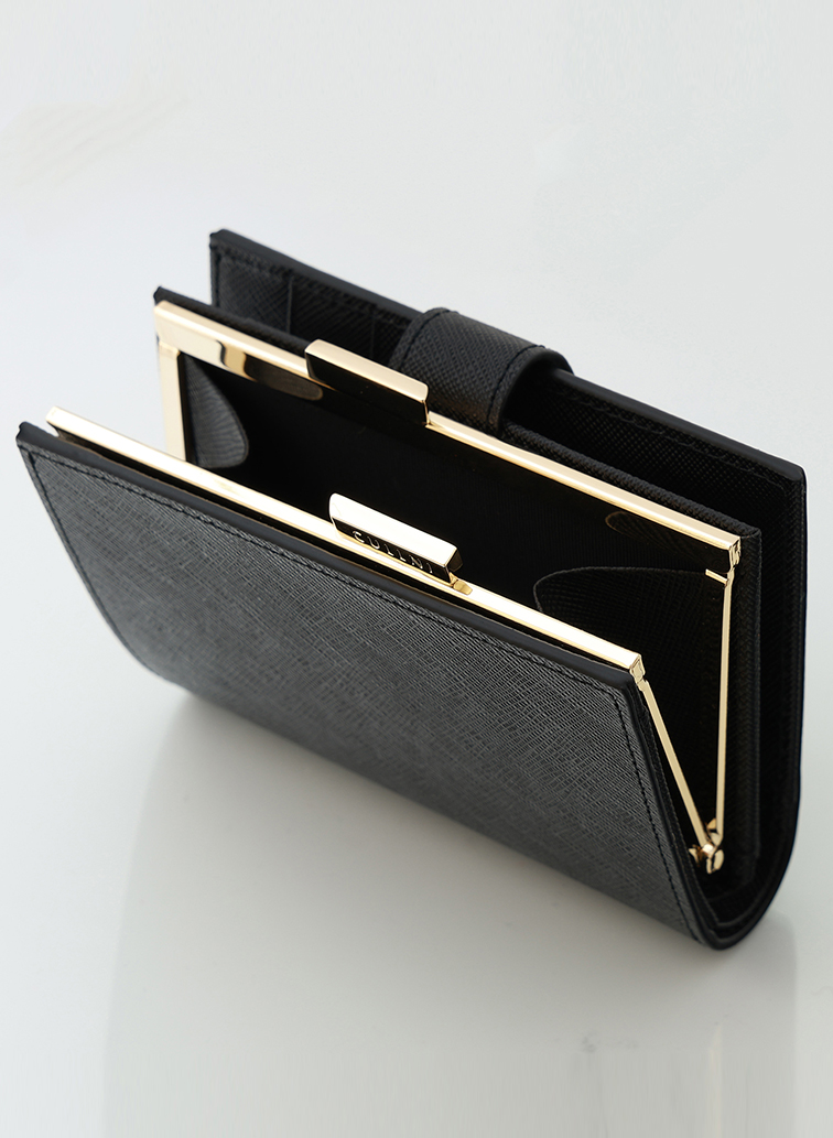 Clasp lock Mini wallet 詳細画像 Black 5