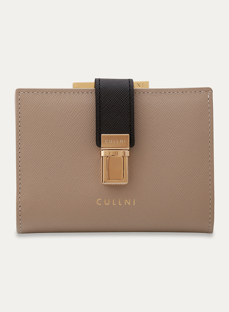 Clasp lock Mini wallet 詳細画像 Grey 1