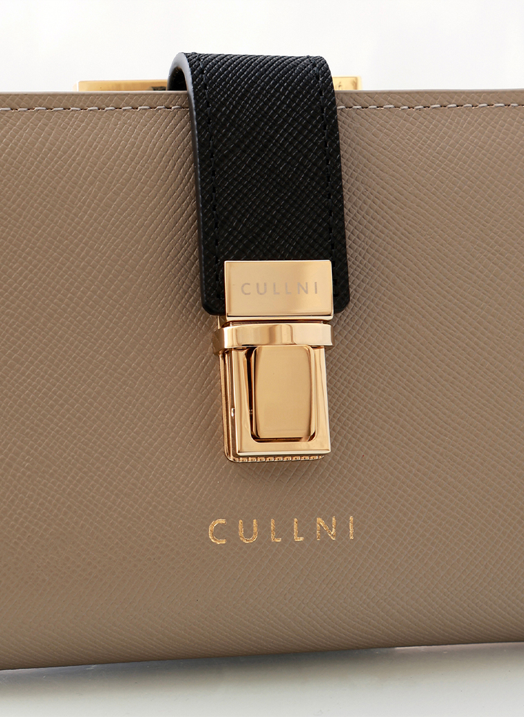 Clasp lock Mini wallet 詳細画像 Grey 3