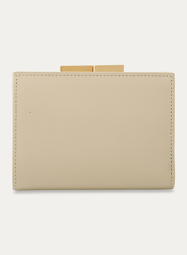 Clasp lock Mini wallet 詳細画像 Ecru 2