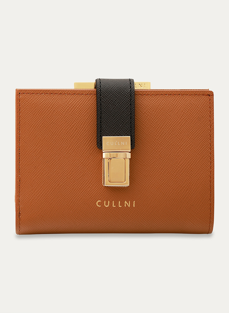 Clasp lock Mini wallet 詳細画像 Brown 1