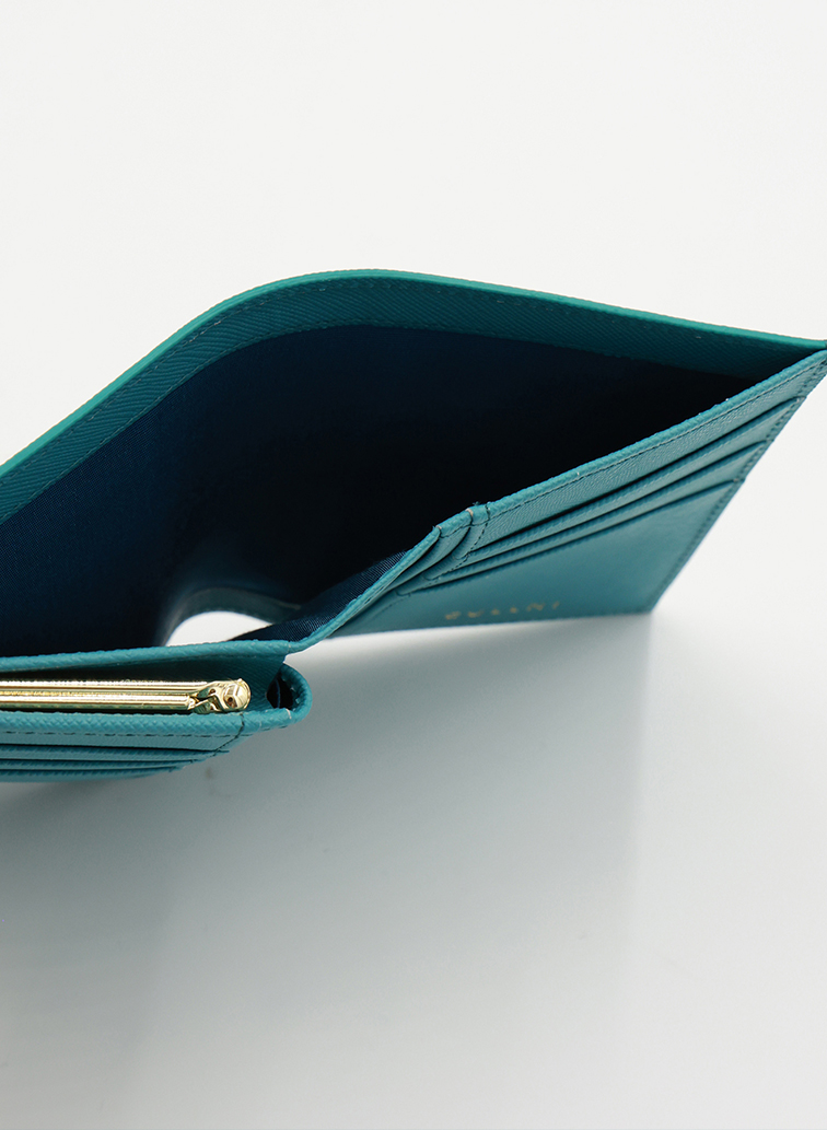 Clasp lock Mini wallet 詳細画像 Blue 6