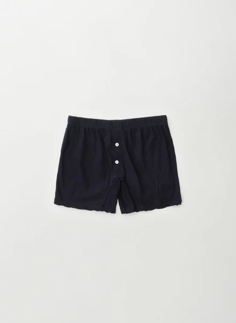 Botanically coloured soft cotton boxer brief 詳細画像 Navy 1