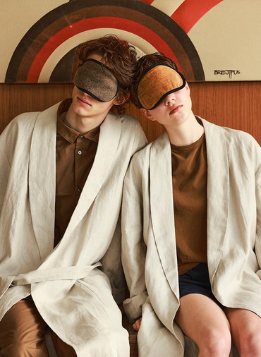 Raw smooth linen cloth robe 詳細画像 Natural Ecru 5