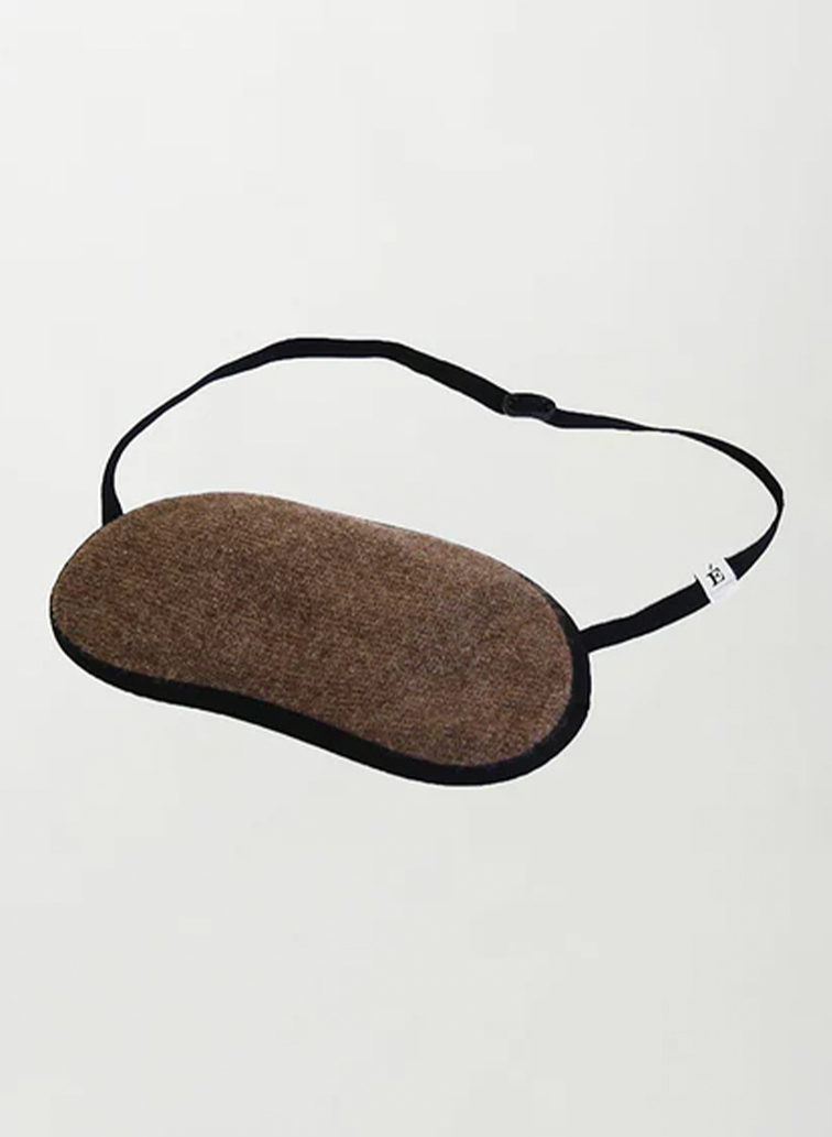 Raw brown cashmere socks&eye mask gift set 詳細画像 Brown 2