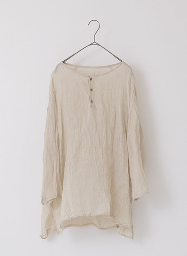 リネン3Bプルオーバー 詳細画像 Ecru 1