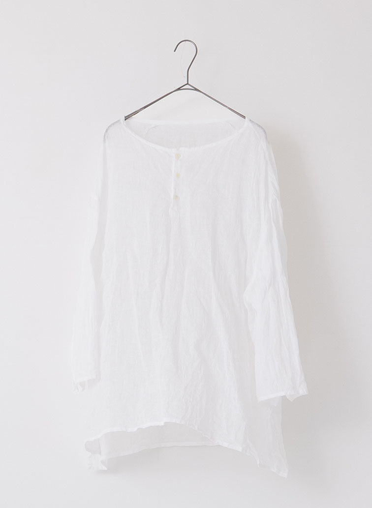 リネン3Bプルオーバー 詳細画像 White 1